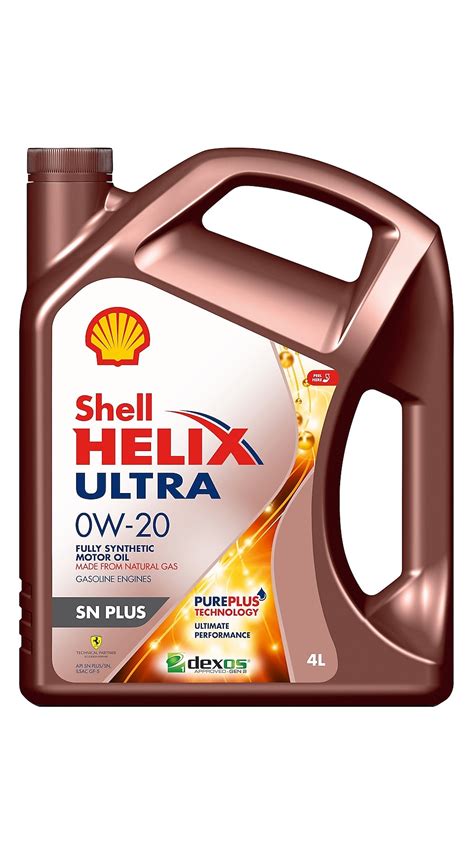 Shell Helix Ultra 0W Fully Synthetic Motor Oil .